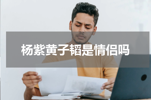 杨紫黄子韬是情侣吗