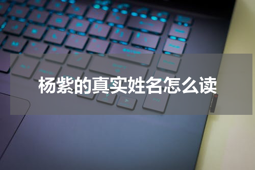 杨紫的真实姓名怎么读