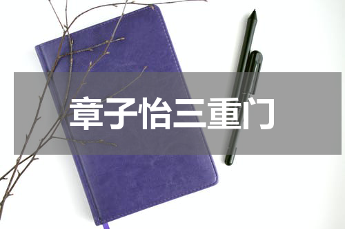章子怡三重门