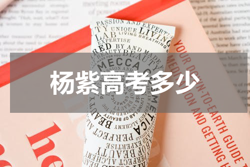 杨紫高考多少