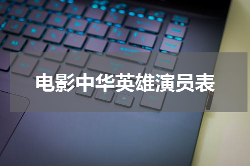 电影中华英雄演员表