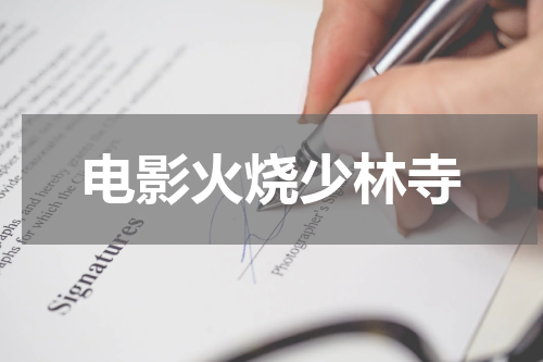 电影火烧少林寺
