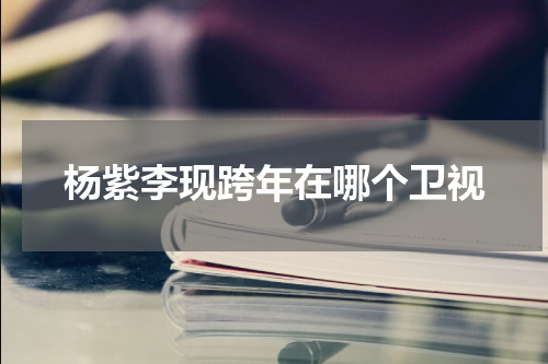 杨紫李现跨年在哪个卫视