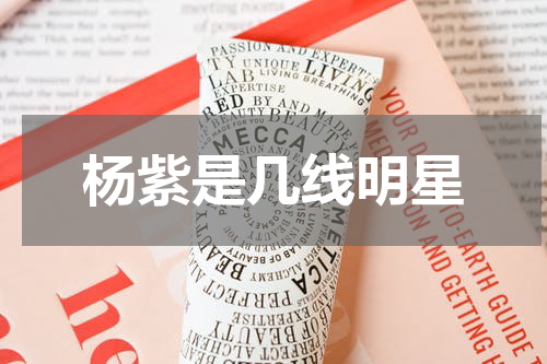 杨紫是几线明星