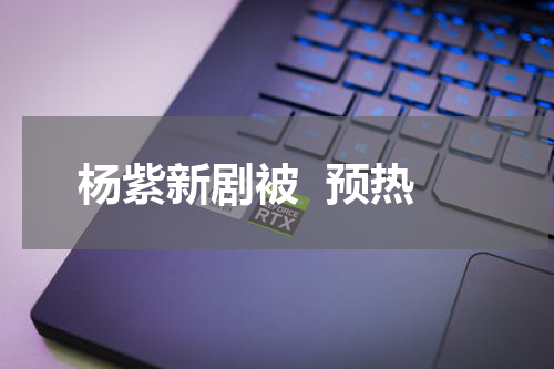 杨紫新剧被  预热