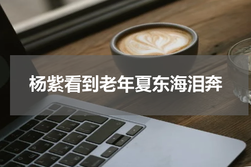 杨紫看到老年夏东海泪奔