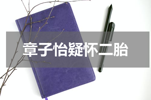 章子怡疑怀二胎