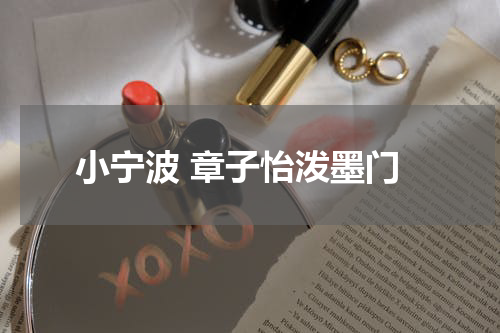 小宁波 章子怡泼墨门