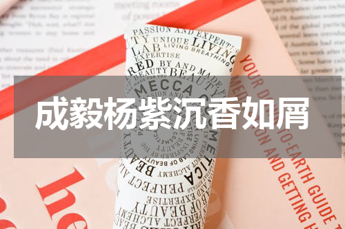 成毅杨紫沉香如屑