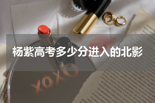 杨紫高考多少分进入的北影