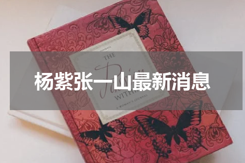 杨紫张一山最新消息