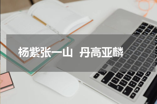 杨紫张一山  丹高亚麟