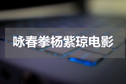 咏春拳杨紫琼电影
