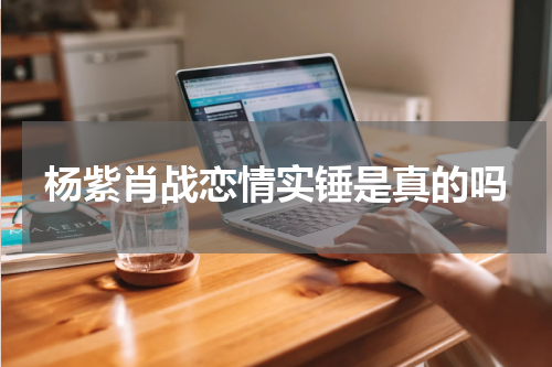 杨紫肖战恋情实锤是真的吗