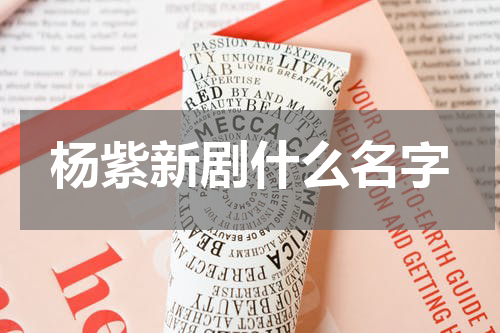 杨紫新剧什么名字