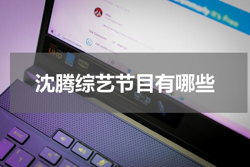 沈腾综艺节目有哪些