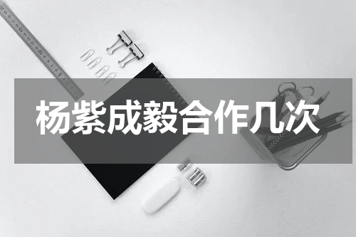 杨紫成毅合作几次