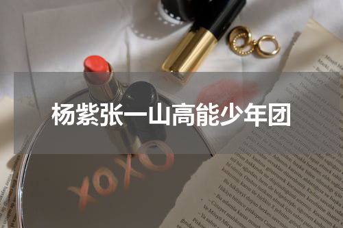 杨紫张一山高能少年团