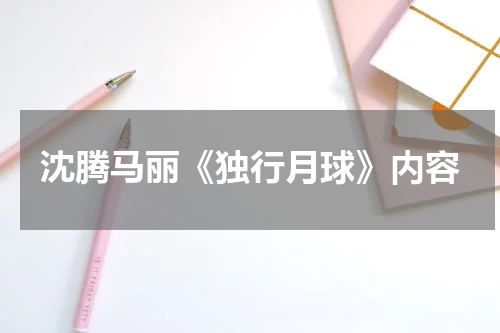 沈腾马丽《独行月球》内容