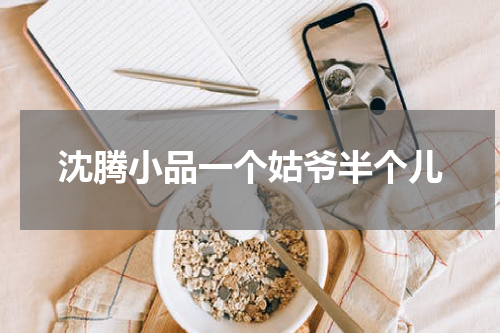 沈腾小品一个姑爷半个儿