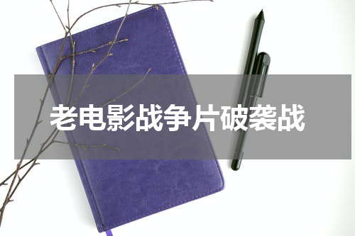 老电影战争片破袭战