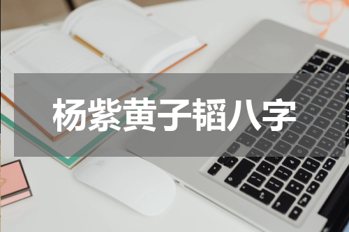 杨紫黄子韬八字