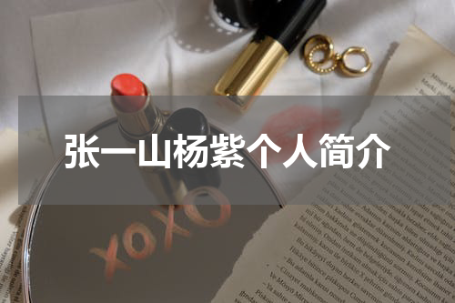 张一山杨紫个人简介