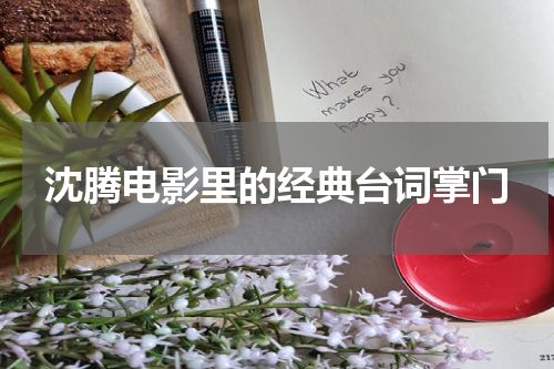 沈腾电影里的经典台词掌门