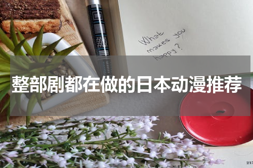 整部剧都在做的日本动漫推荐