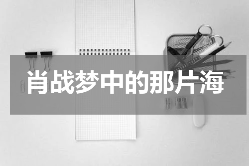 肖战梦中的那片海