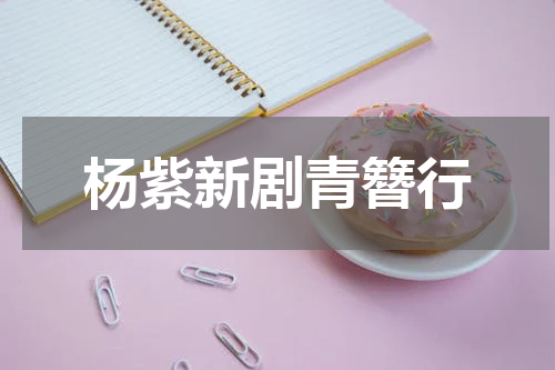 杨紫新剧青簪行