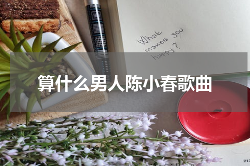 算什么男人陈小春歌曲