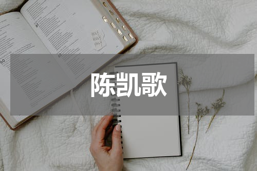 陈凯歌