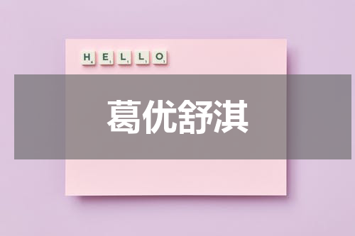 葛优舒淇