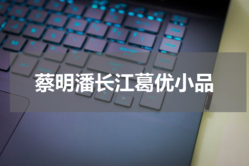 蔡明潘长江葛优小品