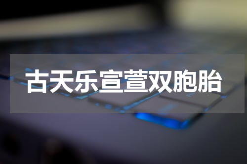 古天乐宣萱双胞胎