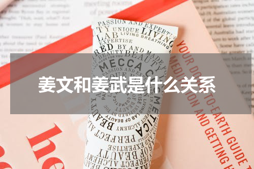 姜文和姜武是什么关系
