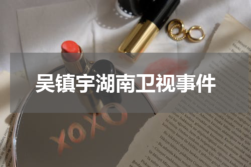 吴镇宇湖南卫视事件
