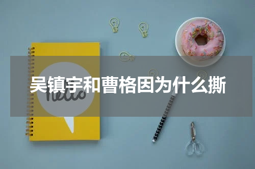 吴镇宇和曹格因为什么撕