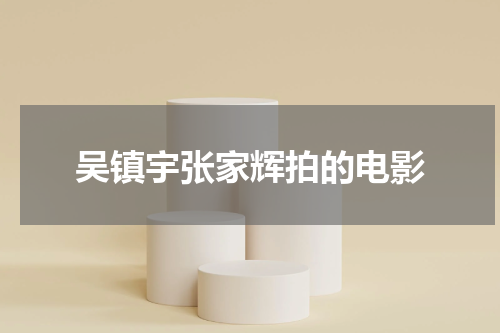 吴镇宇张家辉拍的电影
