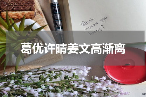 葛优许晴姜文高渐离