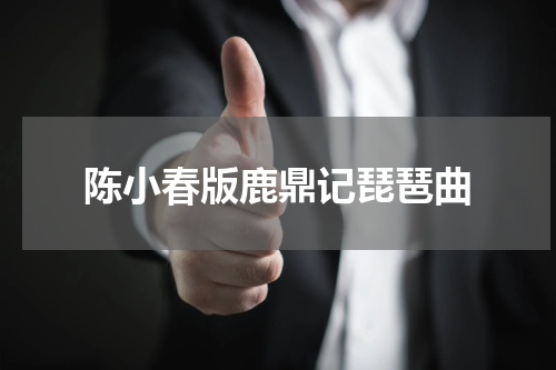 陈小春版鹿鼎记琵琶曲