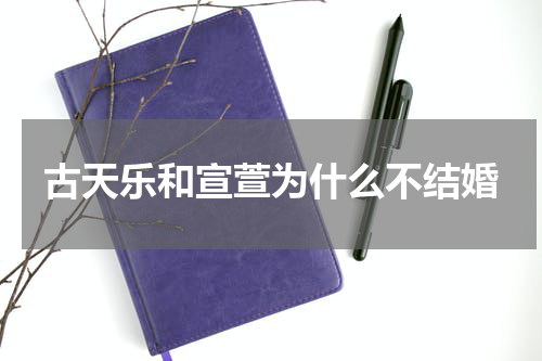 古天乐和宣萱为什么不结婚