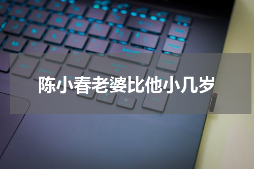 陈小春老婆比他小几岁