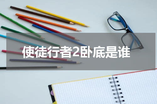 使徒行者2卧底是谁
