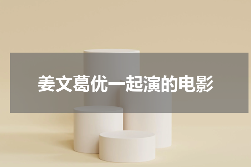 姜文葛优一起演的电影