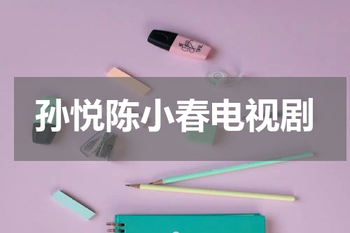孙悦陈小春电视剧