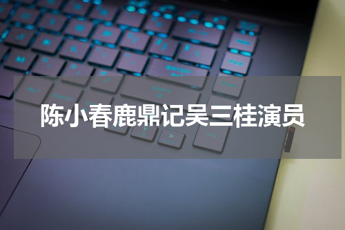 陈小春鹿鼎记吴三桂演员