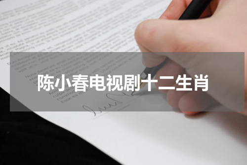 陈小春电视剧十二生肖