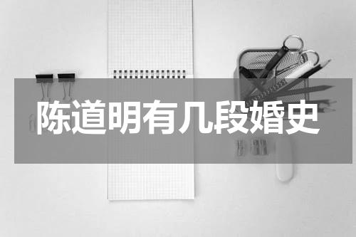 陈道明有几段婚史